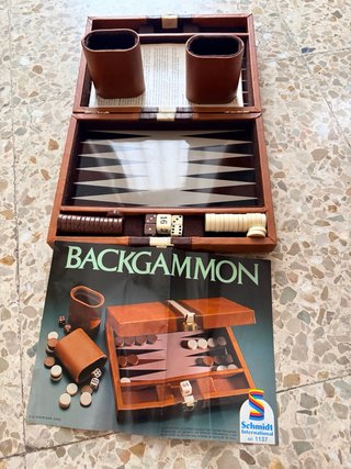 Juego de Backgammon en Estuche