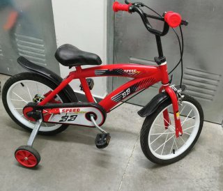 Bicicleta infantil, niños. 16 pulgadas. Ruedines