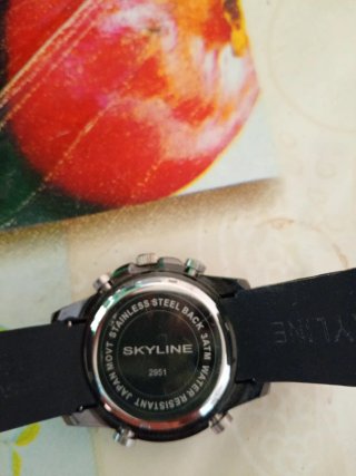 Orologio Skyline Nero e Argento