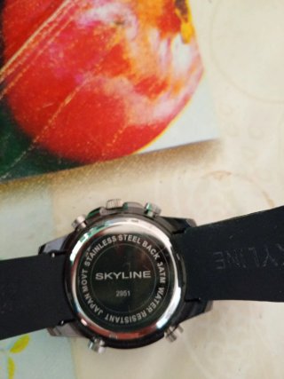 Orologio Skyline Nero e Argento