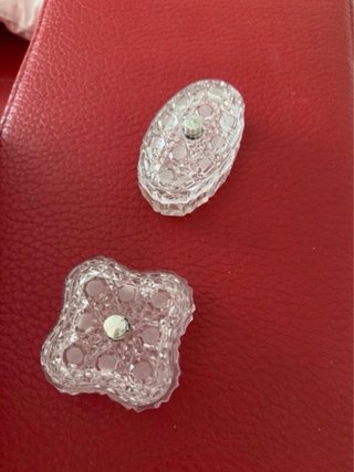 Cajas joyero de cristal y plata
