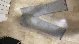 Pantalón Flare Gris Bershka Talla 38