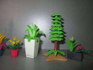 Lote Playmobil Plantas y Macetas