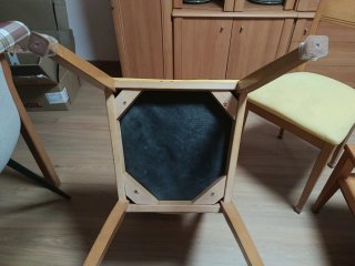 Sillas de madera para salón (3 unidades)