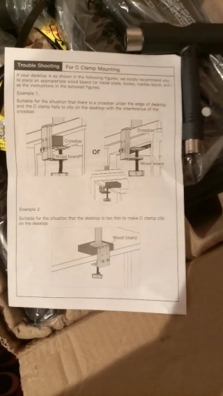 Supporto Monitor per scrivania nuovo