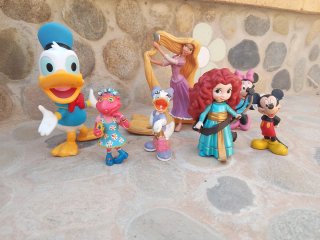 Lote figuras pvc dibujos animados vintage