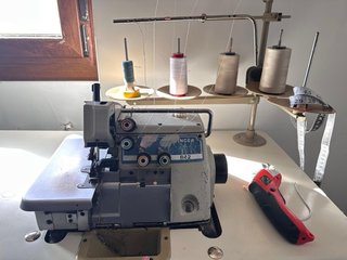 Máquina de coser industrial Alfa 157 & Remalladora