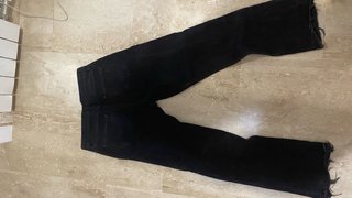 Pantalón Zara Flared Negro Talla 38