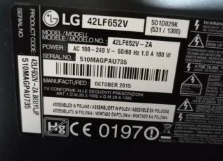 Placa Base TV LG 42"