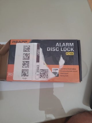 Candado Alarma REAPP Disco Moto PC1406
