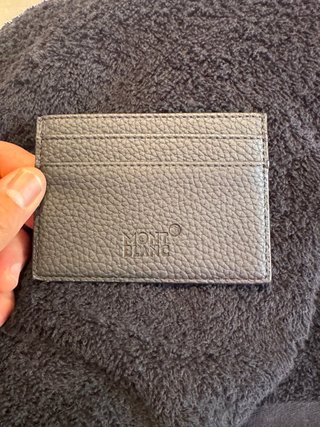 Porta cartões Montblanc preto