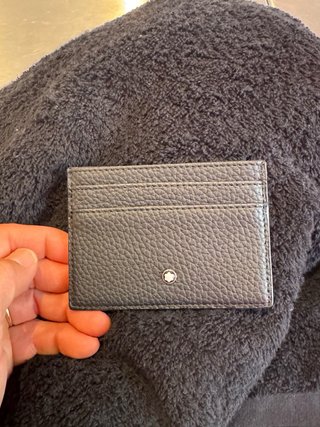 Porta cartões Montblanc preto