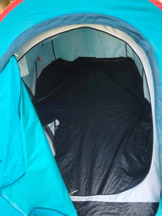 Tienda de campaña Quechua azul