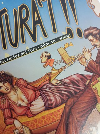 6 Revistas Festes del Tura Antiguas