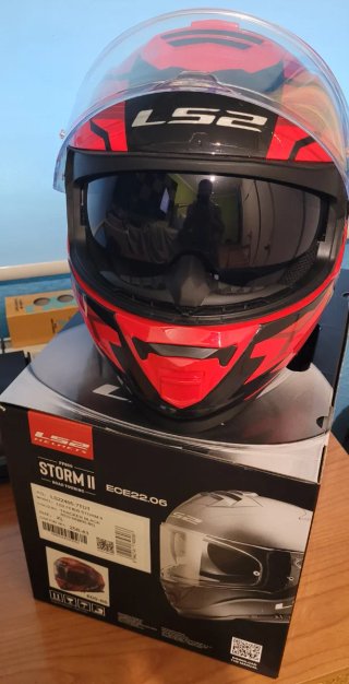 Casco LS2 Storm II (ECE 22.06) - Talla XL (Como Nu
