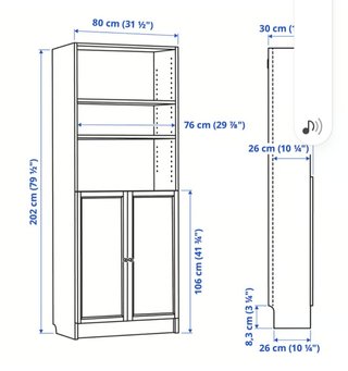 Estantería Blanca con Puertas