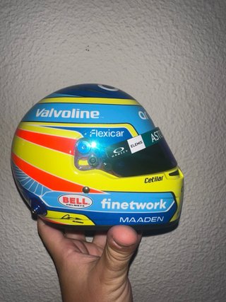 Casco Fernando Alonso Miniatura 2026