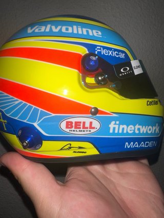 Casco Fernando Alonso Miniatura 2026