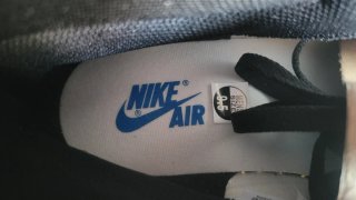 Nike Air Jordan 1 High Blu/Bianco Taglia 43
