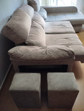 Sofá reclinable y extensible