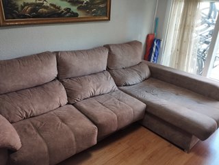 Sofá reclinable y extensible