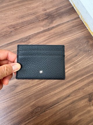 Porta cartões Montblanc preto