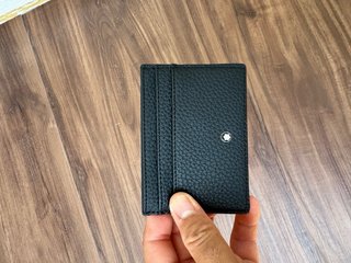 Porta cartões Montblanc preto