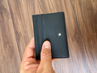Porta cartões Montblanc preto