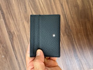 Porta cartões Montblanc preto