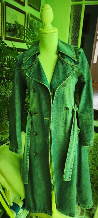 Abrigo Vestido Vaquero Zara