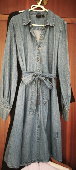 Abrigo Vestido Vaquero Zara