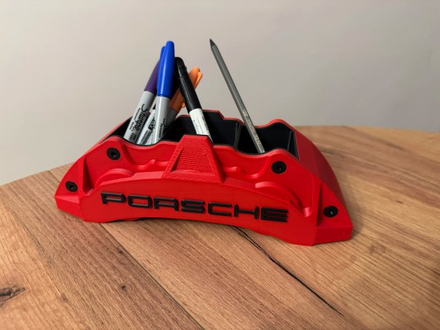 Organizador Pinza Freno Porsche Roja