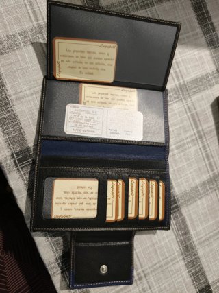 Cartera monedero de piel. Lugupell. Nueva