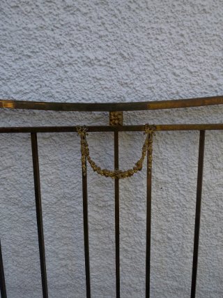 Cabecero y piecero cama antigua dorado