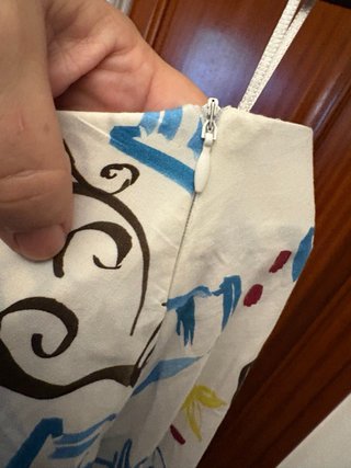 Falda midi Zara Estampada Talla S