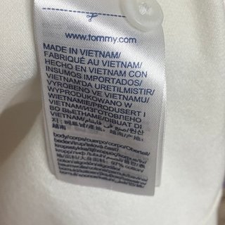 Polo Tommy Hilfiger blanco Talla M