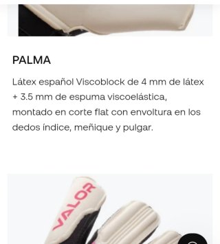Guantes Valor Pro Talla 7.5 Edición Especial