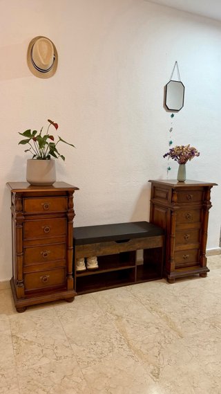 Cajoneras Vintage Madera Marrón