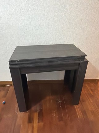 Mesa extensible negra 240x85x75cm