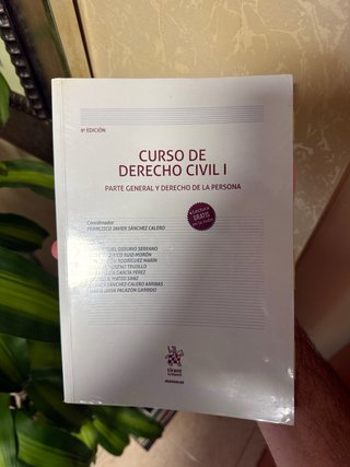 Curso de derecho civil Parte general y derecho ...