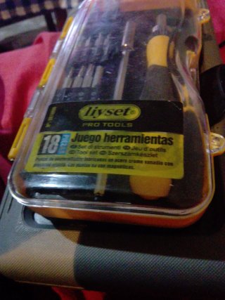 Destornillador de carraca con puntas