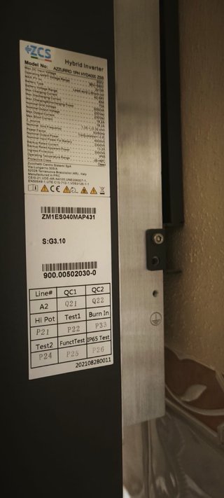 Inversor placas Híbrido Azzurro Monofásico 4000ZSS