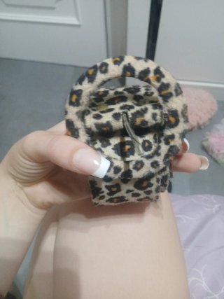 Cinturón estampado leopardo