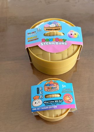 Lote 13 figuras Dumplings Steam Bunz Squishy