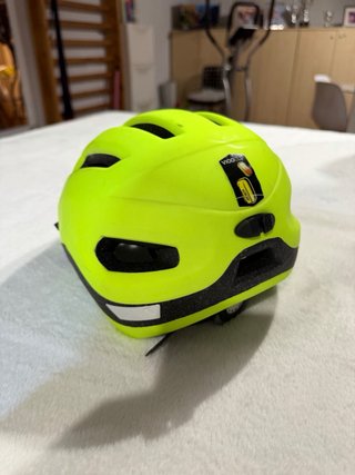 Casco B'TWIN City 500 Amarillo Flúor