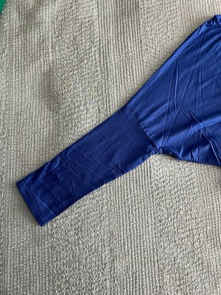 2 Camisetas Manga Larga Azul y Verde