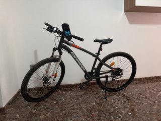 Bicicleta de Montaña Rockrider Negra