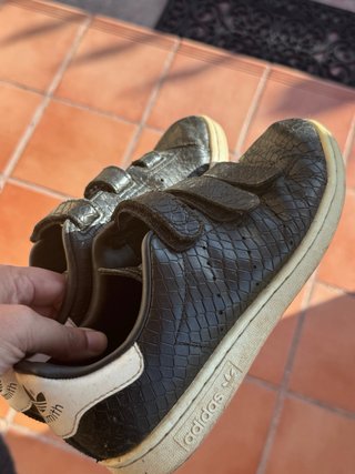 Adidas Stan Smith Piel Cocodrilo Velcro