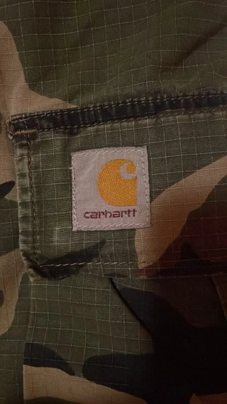 Bermuda Cargo Carhartt Baggy Verde