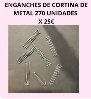 Ferma tende in metallo 270 unità